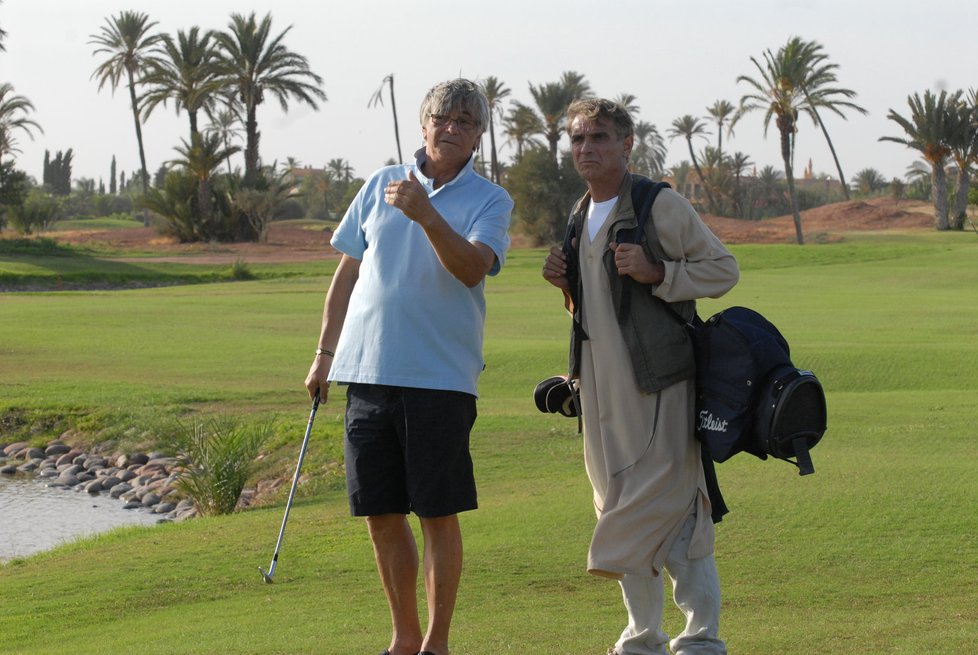 Bartoška a Kaiser na golfu