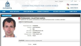 Po Kajetanu Poznańském pátrá Interpol.