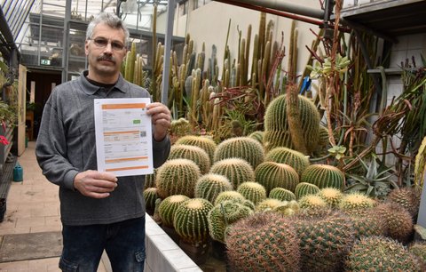 Pěstitel kaktusů Otakar z Orlové stojí nad propastí: Nemá na energie, 100 tisíc dluhu!