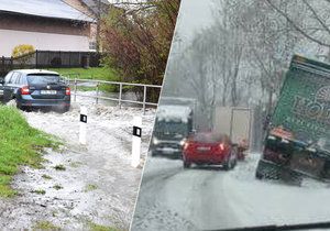 Situace v Moravskoslezském kraji je dramatická. Řeky stoupají ke třetímu povodňovému stupni a zároveň tu i sněží!