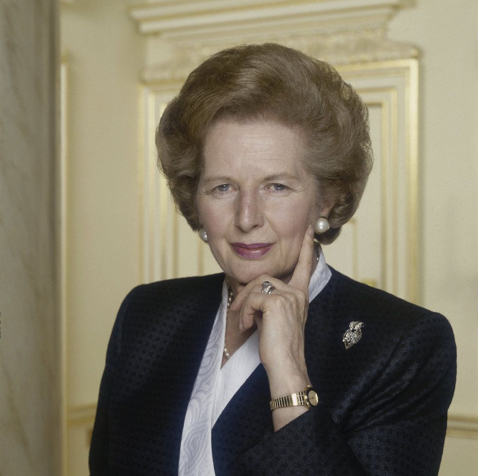 Skutečná Margaret Thatcher.