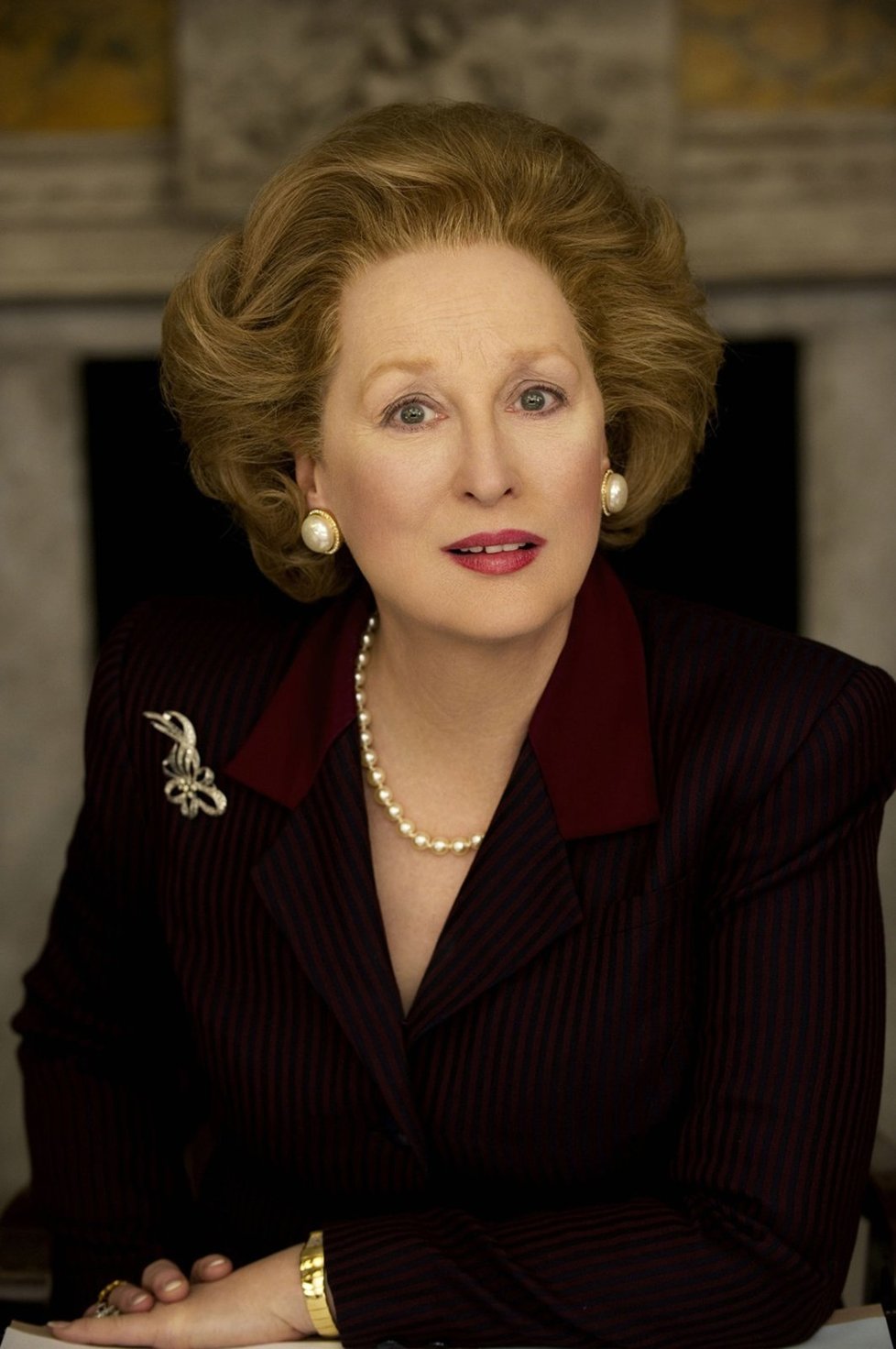 Meryl Streep jako britská premiérka ve filmu Železná lady.