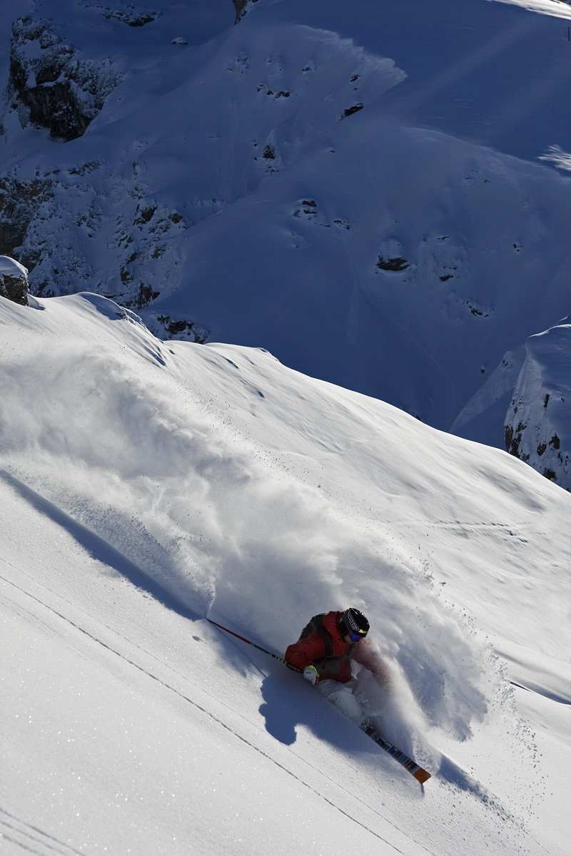 Robin Kaleta při své lyžařské vášni