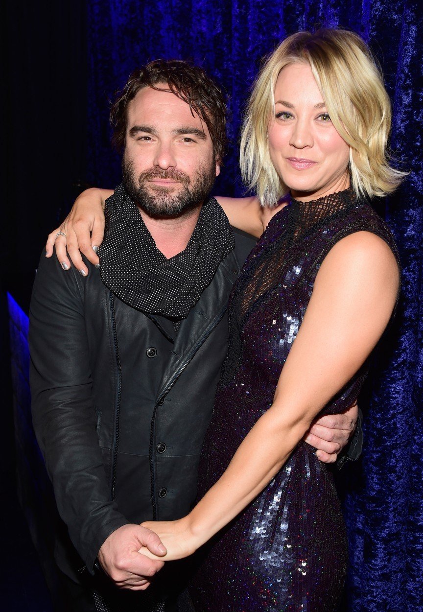 Kaley Cuoco a Johnny Galecki