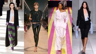 Kontroverzní móda z nultých let i odvážná elegance: Jaké kalhoty budou v roce 2024 konkurovat džínám?