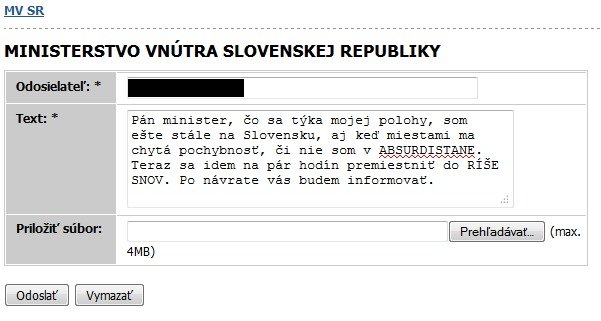 Slovácí poslušně hlásí svému ministrovi aktuální polohu.