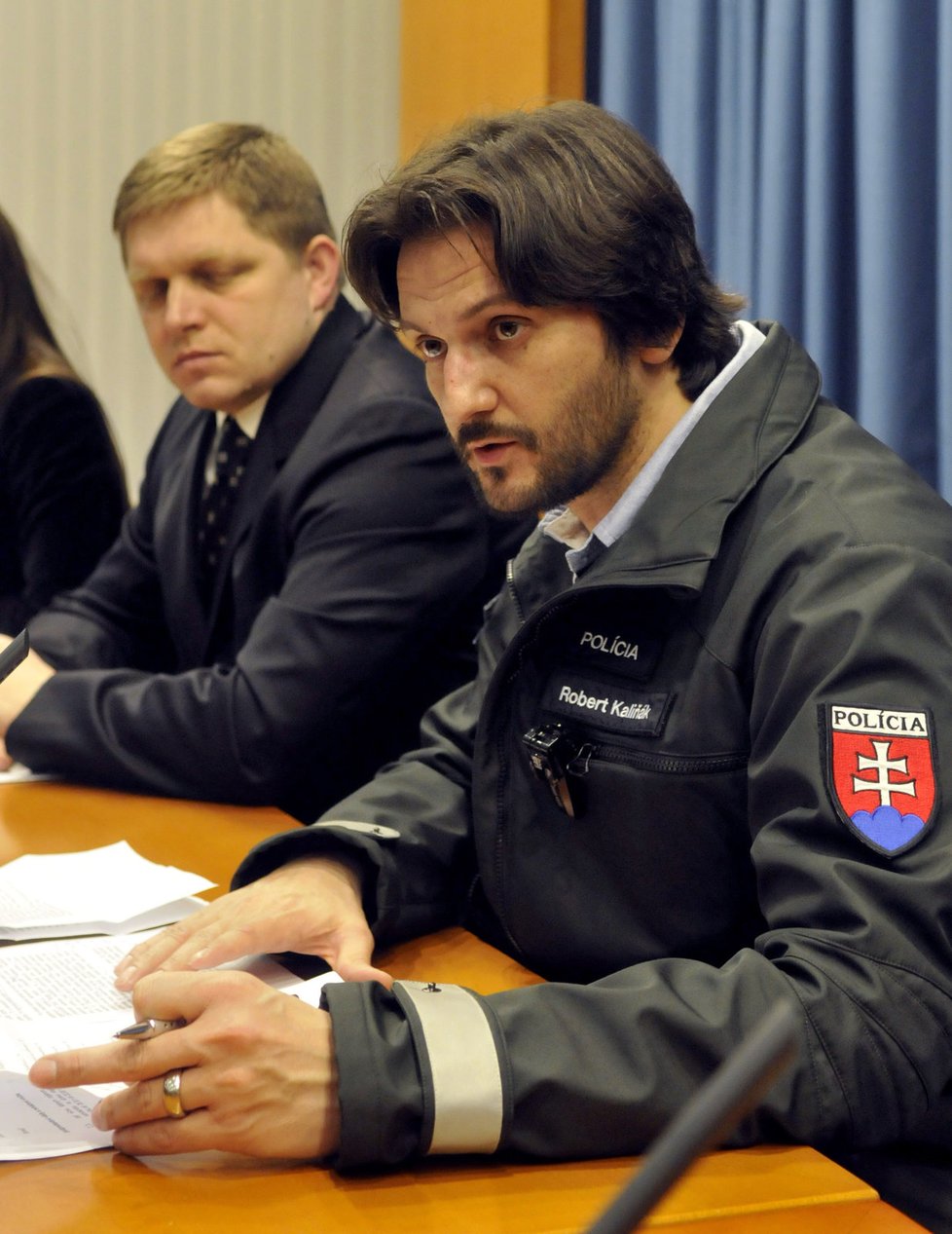 Ministr vnitra Kaliňák (vpravo) je označován za nejinteligentnějšího ministra Ficovy vlády.