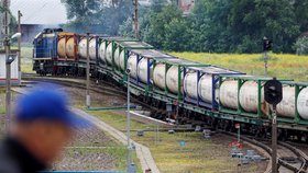 Vlaky směřující z Ruska do Kaliningradu.