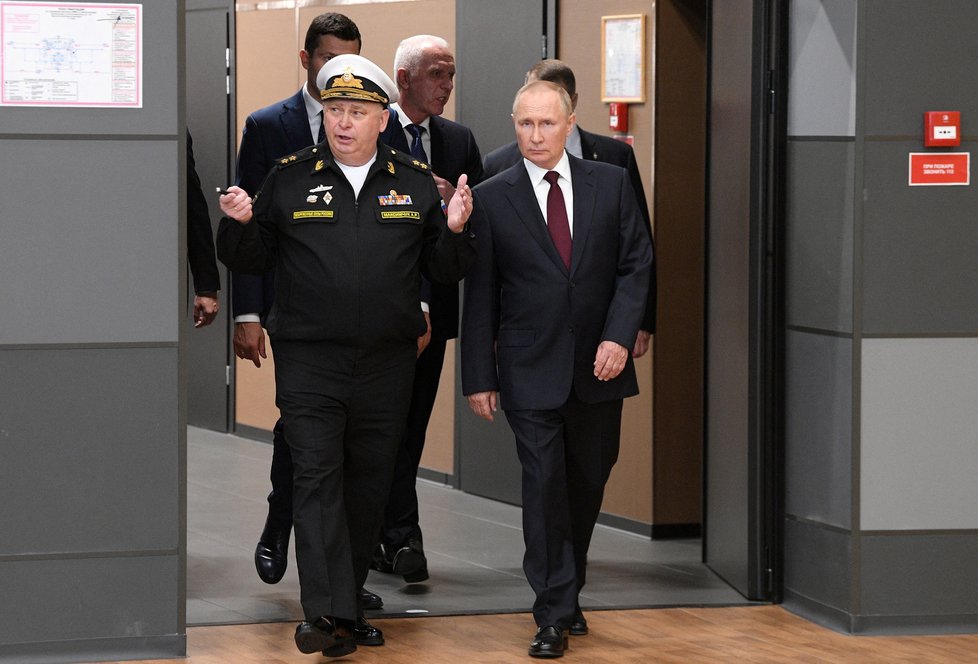 Ruský prezident Vladimir Putin v Kaliningradu