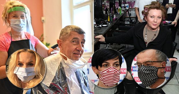 Babiš se nechal ostříhat dřív než Monika, Kalousek si poradil sám, Schillerová vyčkává