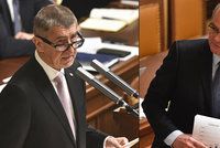 Hádky o rozpočet: Babiš se kasal, Kalouska čílí rozhazování, Fiala šil do komunistů