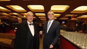 Karel Schwarzenberg a Miroslav Kalousek slavili společně narozeniny.