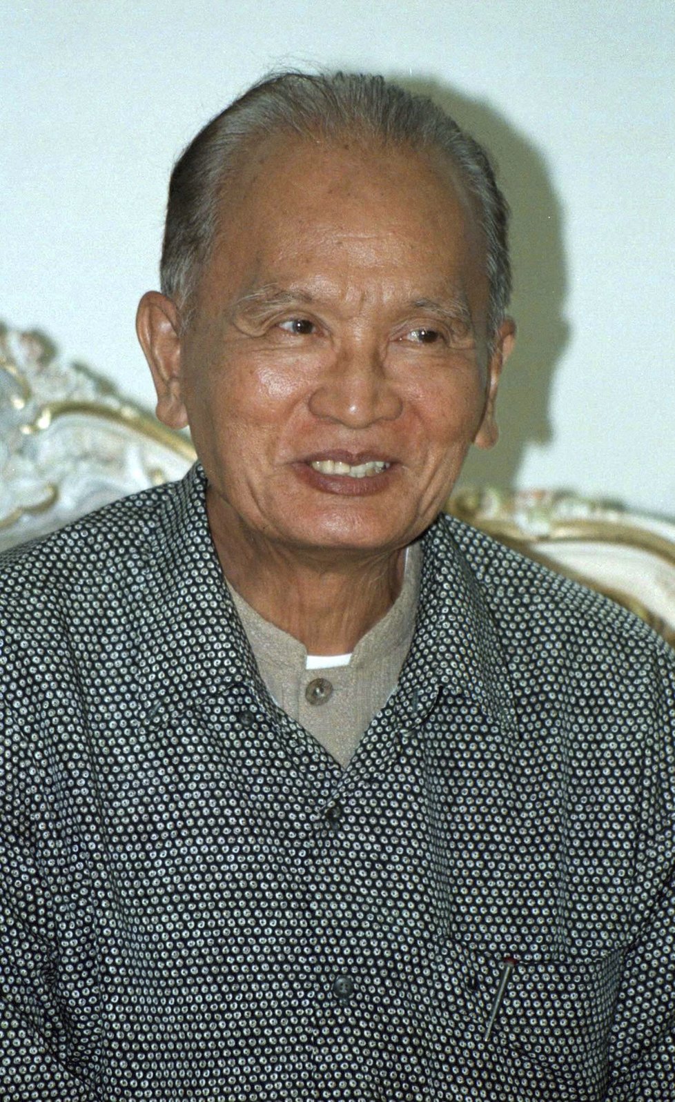 Někdejší ideolog kambodžských Rudých Khmerů, Nuon Chea (†93).