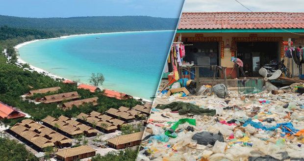 Temná strana turistického ráje: Domy zavalené odpadky, smrad a pláže plné plastu 