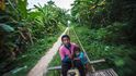 Bambusový vlak: Populární dopravní prostředek chudých Kambodžanů