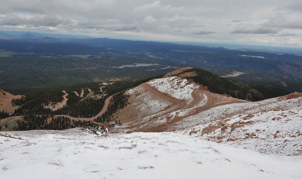 Kamil Holán na Pikes Peak