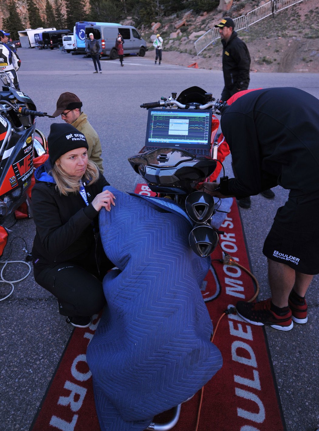 Kamil Holán na Pikes Peak