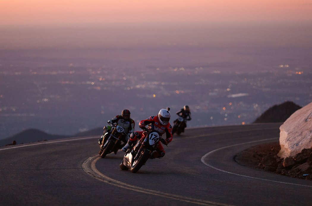 Kamil Holán na Pikes Peak