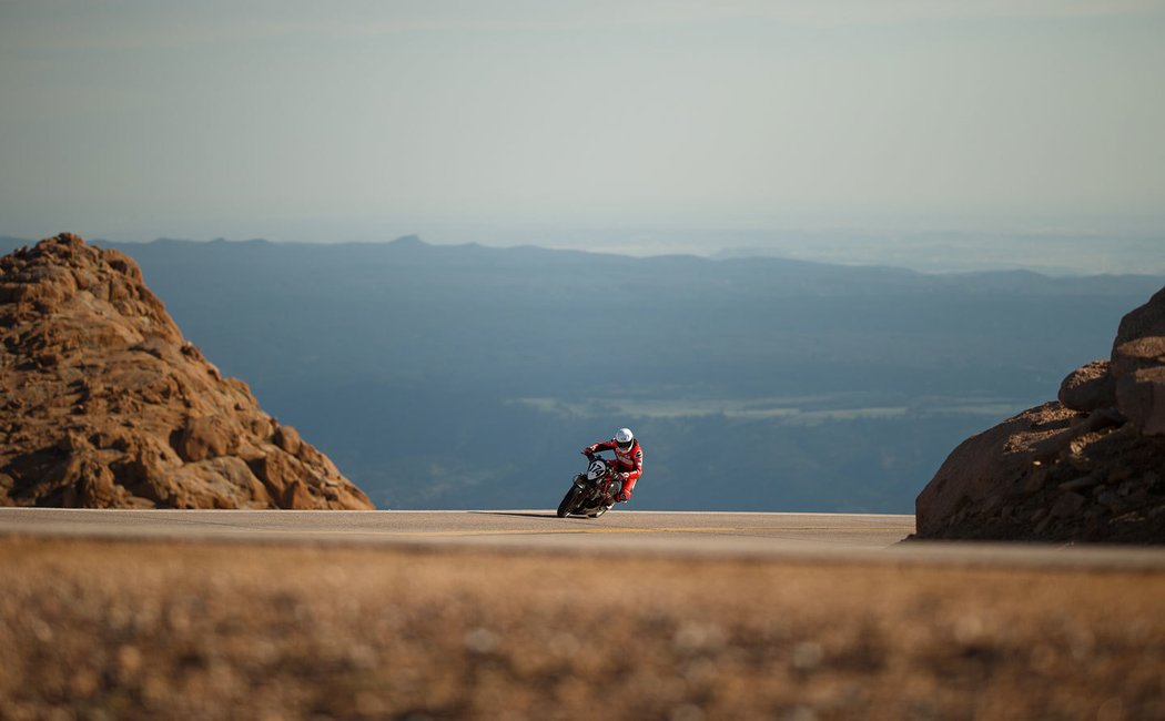 Kamil Holán na Pikes Peak