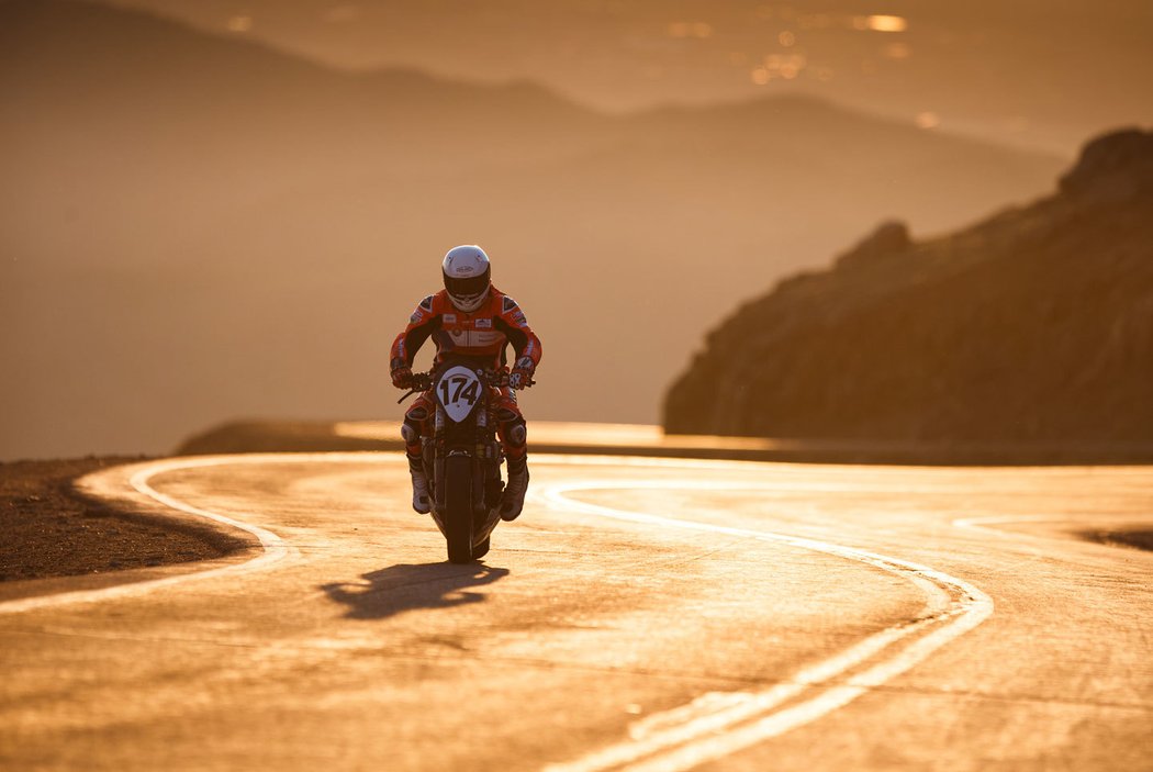 Kamil Holán na Pikes Peak