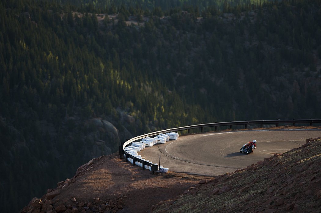 Kamil Holán na Pikes Peak