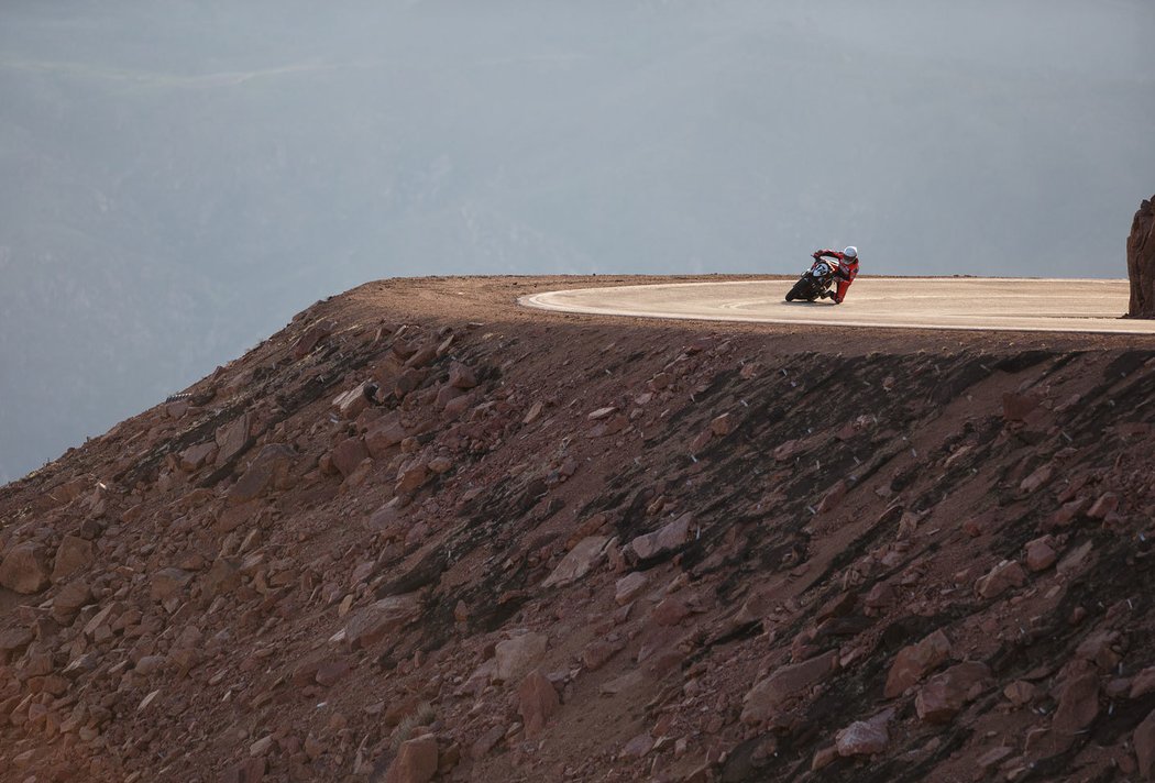 Kamil Holán na Pikes Peak