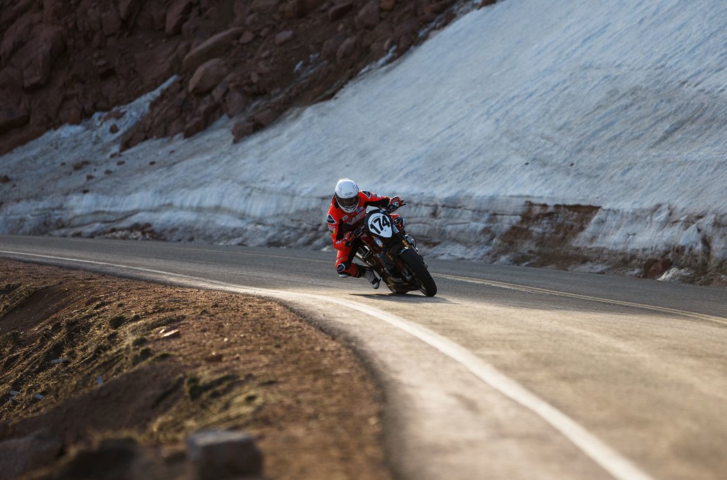 Kamil Holán na Pikes Peak