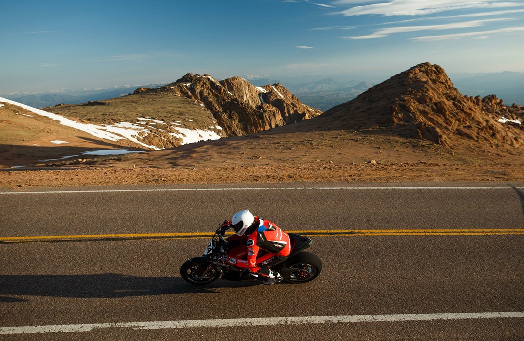 Kamil Holán na Pikes Peak