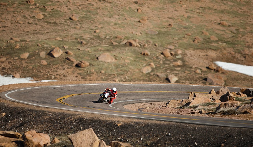 Kamil Holán na Pikes Peak