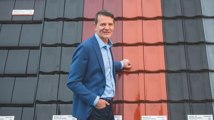Kamil Jeřábek, generálního ředitel výrobce cihel a střešních tašek Wienerberger Česká republika