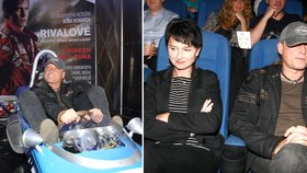 Kamil Střihavka vyvedl svou manželku na premiéru filmu Rivalové.