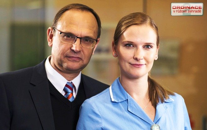 Kamila Kikinčuková si s otcem Pavlem Kikinčukem zahrála v seriálu Ordinace v růžové zahradě