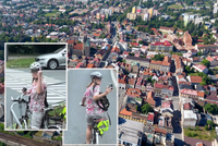 Cyklistka v Kolíně vybržďovala kamion! Na šoféra vytasila »fakáč«