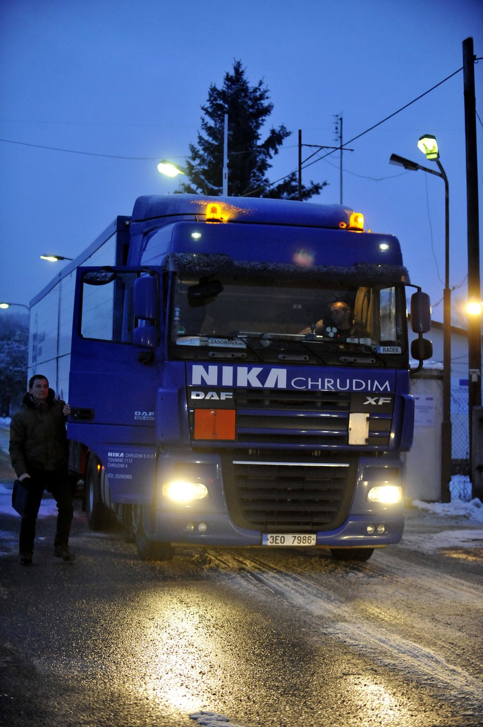 Odvoz nebezpečné munice z areálu s muničními sklady ve Vlachovicích-Vrběticích na Zlínsku.