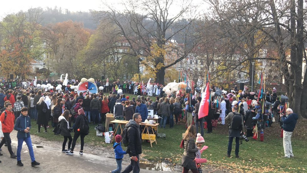 Sametové posvícení na Kampě, 17. listopadu 2019.