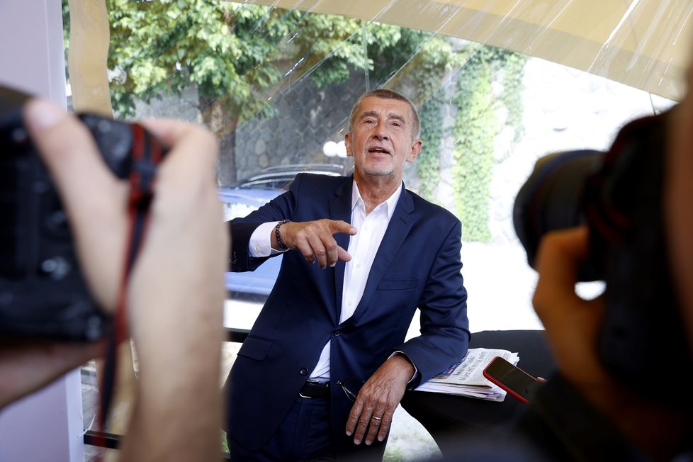 Zahájení horké kampaně hnutí ANO ke komunálním volbám: Předseda hnutí Andrej Babiš (5.9.2022)