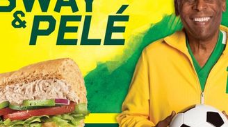 Pelé vyměnil míč za tuňáka ze Subwaye