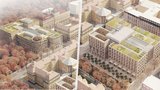 Obří kampus Univerzity Karlovy na Albertově: Dvě budovy za 7,8 miliardy by mohly otevřít v roce 2026