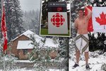 Kanadské Calgary zapadalo v srpnu sněhem.