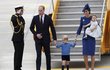 Princ William s manželkou a dětmi po příletu na návštěvu Kanady.