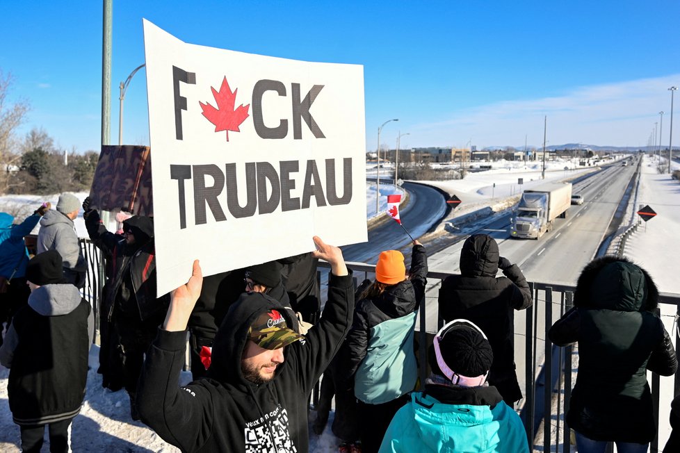 Nesouhlas s covidovými opatřeními v Kanadě: Konvoj svobody (leden 2022)