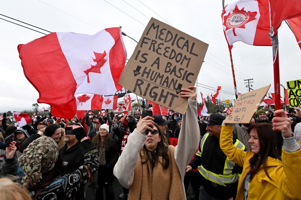 Protesti proti opatřením v Kanadě