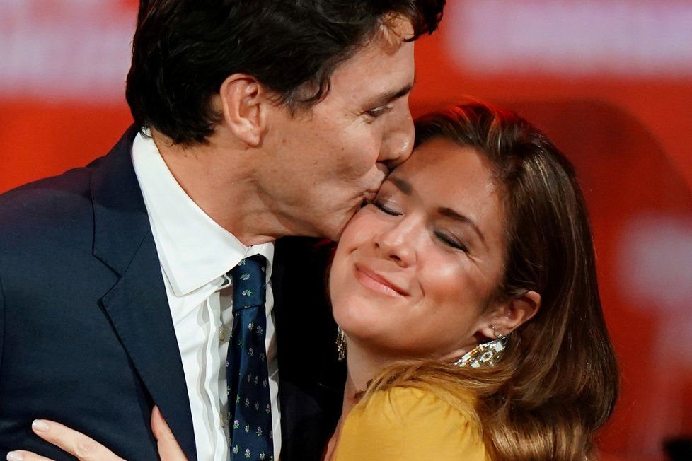 Kanadský premiér Justin Trudeau s manželkou Sophie.