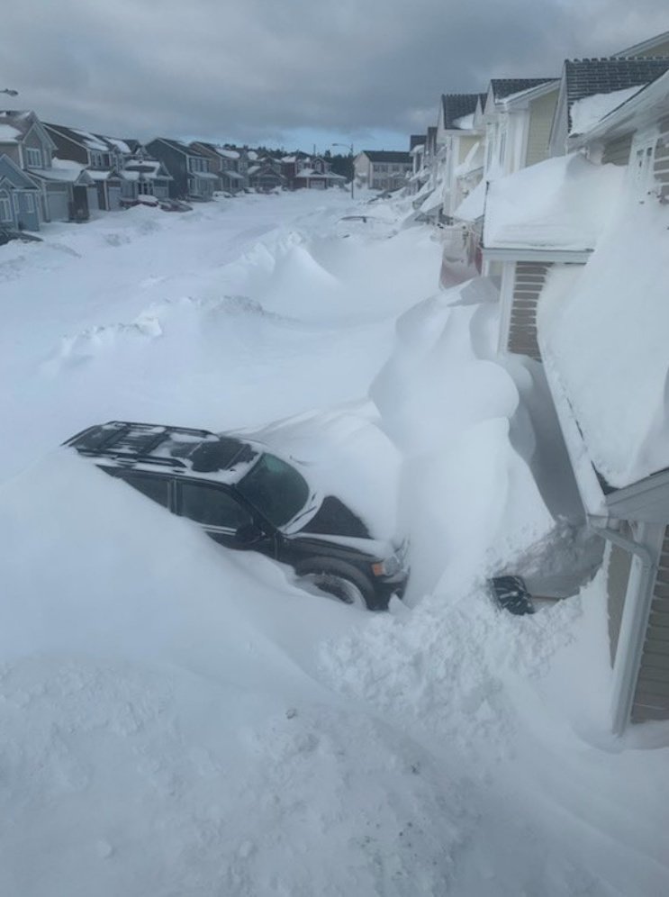 Sněhová nadílka v Newfoundlandu