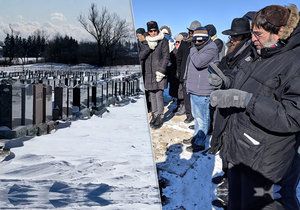 Rabín se bál, že na pohřeb přeživšího holocaustu nikdo nepřijde, nakonec dorazily dvě stovky lidí.