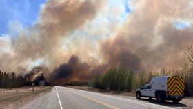 Požáry v Kanadě (16.5.2023)
