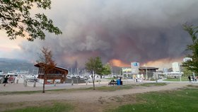 Rozsáhlé požáry v Kanadě (srpen 2023)