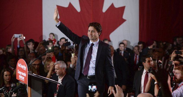 Kanadě bude vládnout nový premiér: Zemi povede liberál Trudeau 