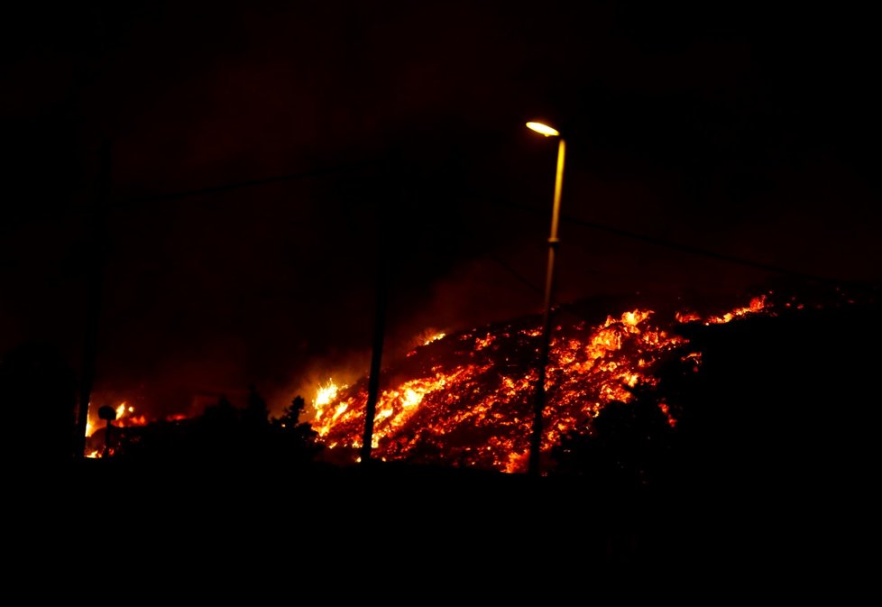 Výbuch sopky na Kanárských ostrovech (20. 9. 2021)