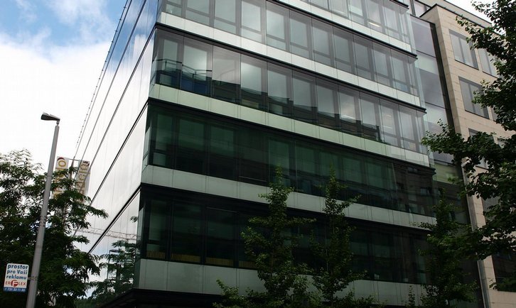 Kancelářská budova v komplexu Anděl City na pražském Smíchově